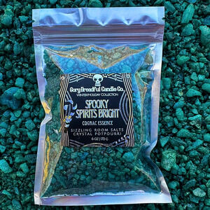 Spooky Spirits Bright Sizzling Room Salt Crystal Potpourri: Essence of Cognac